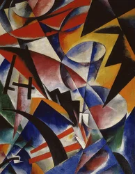 Arkitektonisk målning. 1920