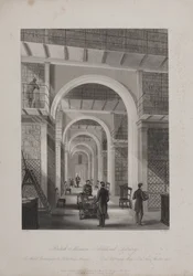 British Museum, Holborn, ca 1850 (gravyr)