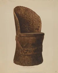 Trästol, 1938.
