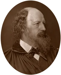 Alfred Tennyson, DCL, FRS, engelsk poetpristagare, 1883.