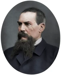 Kapten Richard Burton, brittisk upptäcktsresande, författare, soldat och diplomat, 1876