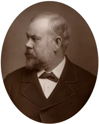 Henry Hugh Armstead, RA, brittisk skulptör och illustratör, 1883.