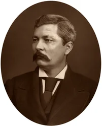 Henry Morton Stanley, afrikansk upptäcktsresande, 1880.