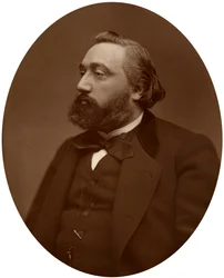 Leon Gambetta, fransk statsman, 1882.