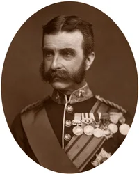 Generalmajor Lord Chelmsford, brittisk soldat, 1882.