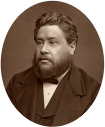 Pastor Charles Haddon Spurgeon, pastor i Metropolitan Tabernacle, 1880.