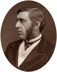 Höger Hon George Joachim Goschen, MP för City of London, 1877.