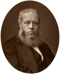 Höger Hon Sir Richard Baggallay, domare i Supreme Court of Appeal, 1876.