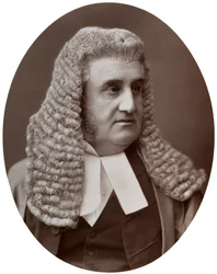 Höger Hon Sir Robert J Phillimore, DCL, domare vid High Court of Justice, 1877.