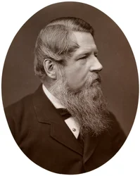 Höger Hon Sir Stafford Henry Northcote, Bart, MP, finansminister, 1877.