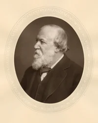 Robert Browning, engelsk poet och dramatiker, c1880