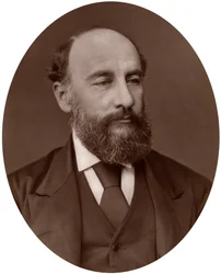 Sir George Strong Nares, arktisk upptäcktsresande, 1878.