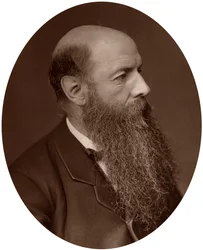 Sir Wilfrid Lawson, politiker, MP för Carlisle, 1882.