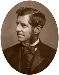 Viceamiral Sir John Edmund Commerell, KCB, VC, brittisk sjöofficer, 1883.