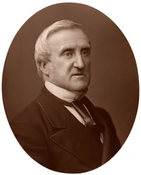 Vicekansler Sir C Hall, domare vid High Court of Justice, 1876.