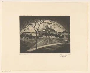 Solnedgång Coucher de soleil (originaltitel på objektet)