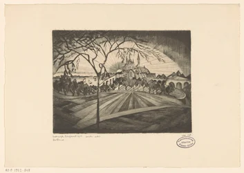 Solnedgång Coucher de soleil (originaltitel på objektet)