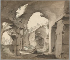 Interiörvy av Colosseum