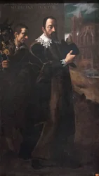 Porträtt av Domenico Lanzoni (olja på duk)