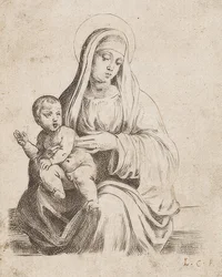 Den vackra lilla Madonnan från Giacomo Francia