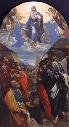 Jungfruns antagande, ca 1586-1587