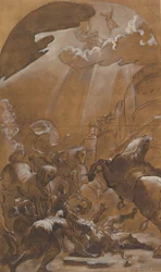Sankt Paulus omvändelse, ca. 1587-89.