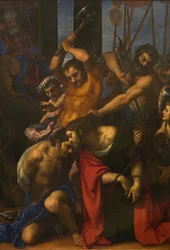 Sankt Jakobs och Josias martyrskap, 1605.