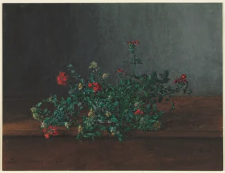 Stilleben med vilda blommor, 1864.