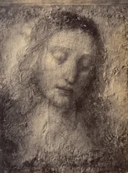 [Kopia av Kristi huvud från Leonardo da Vincis "Nattvarden", 1857-61.