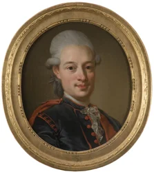 Gudmund Joran Adlerbeth, ecrivain et homme politique suedois - Porträtt av Gudmund Joeran Adlerbeth (1751-1818), av Pasch, Lorenz, den yngre (1733-1805). Olja på duk