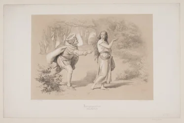 Kongsgården, pag. 69, illustration till Christian Winthers "Flight of the Deer"