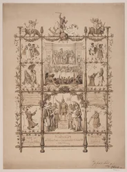 Jubileumstidning om konstnärernas karneval den 3 mars 1854