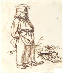 Stående pojke