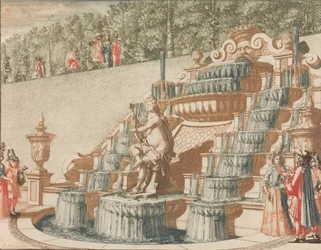 The Cascade of Galathea, på västra sidan av Groote Tuin