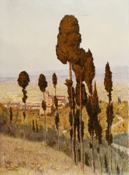 San Francesco, Assisi (olja på duk)