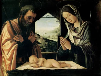 Jesu födelse, ca 1490