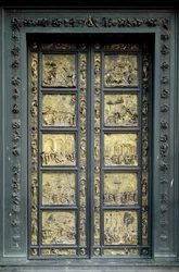 Gate of Paradise, realiserad av Ghiberti Lorenzo (1378-1443)