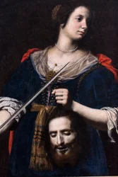 Judith håller Holofernes huvud