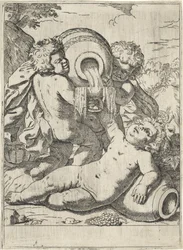 Bacchanal av tre barn
