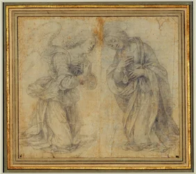 Studie för en Annunciation ...