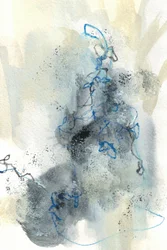 Abstrakt Blue Flow