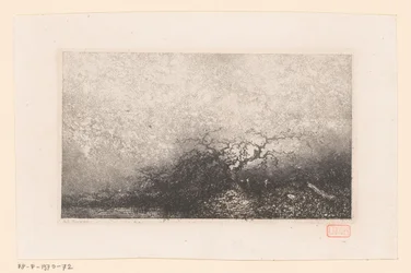 Landskap med ett träd vid en pool Olika landskap (serietitel) Croquis du voyage de 1843 (serietitel)
