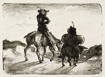 Don Quijote och Sancho Panza