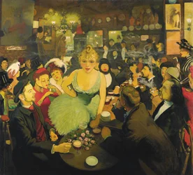I Aristide Bruants Montmartre-klubben Le Mirliton, 1886-1887