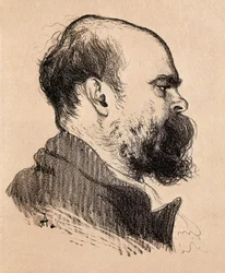 Porträtt av Paul Verlaine