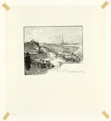 Gryningen, plansch fjorton från Le Long de la Seine et des Boulevards