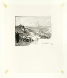 Gryningen, plansch fjorton från Le Long de la Seine et des Boulevards