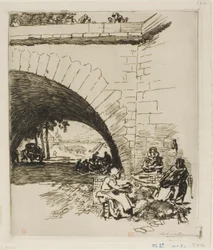 Ullbonader vid Pont Marie