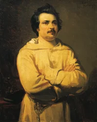 Porträtt av Honore de Balzac