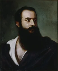 Porträtt av Felice Orsini 1819-1858, ca. 1858.